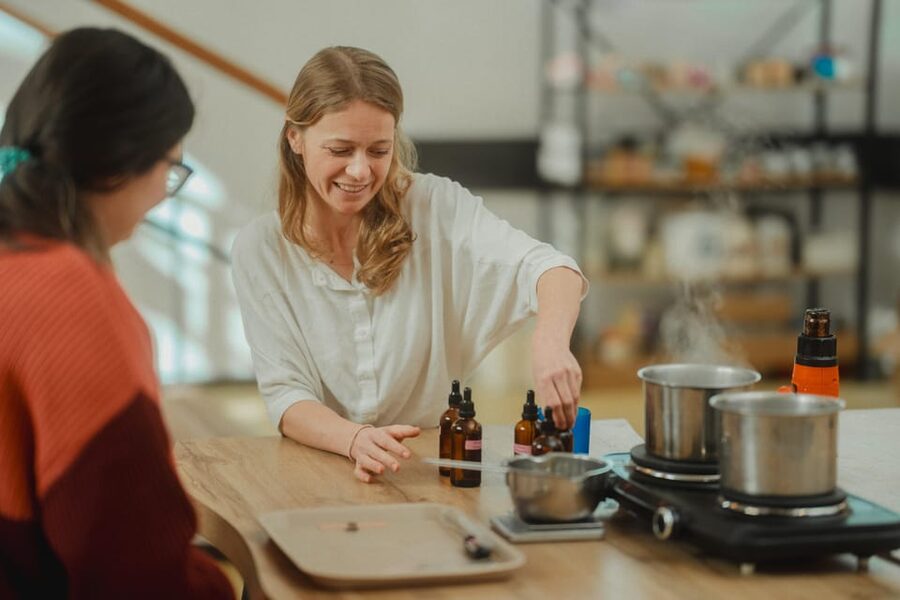 Prague: Soy Candle-Making Workshop - Optional extras: massage candle and six tea lights