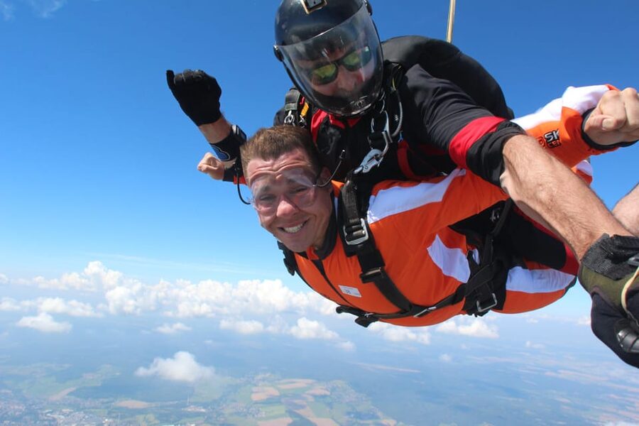 Prague: Tandem Skydiving 14,000ft over Prague with Transfers - Landing and the return to Prague