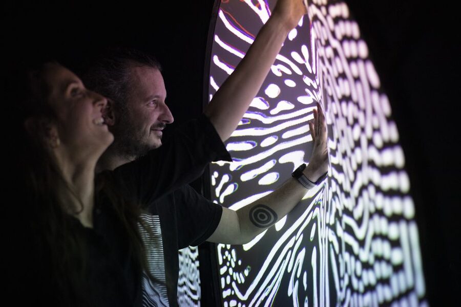 Prague: Ticket to Audiovisual Light Art at Lumia Gallery - How interactive is the art?