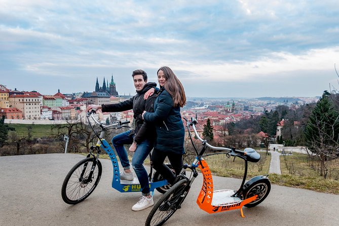 Prague Trike & e-Scooter Tour: Castle Viewpoints & Charles Bridge - Rudolfinum and the road toward the castle