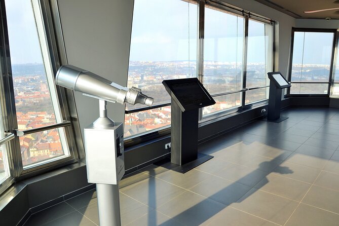 Prague TV tower - Observatory - Entering a 216-meter piece of Prague architecture