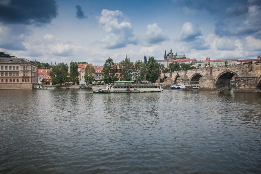 Prague: Vltava River Evening Dinner Cruise - Boarding at pier 14