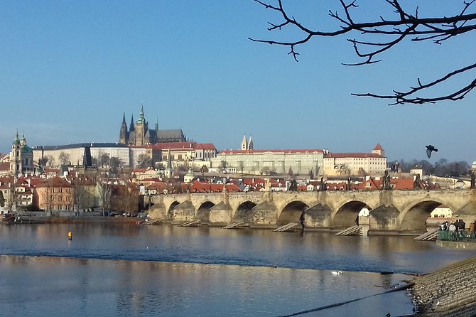 Prague Vltava River Lunch Cruise - Prague Castle above the river