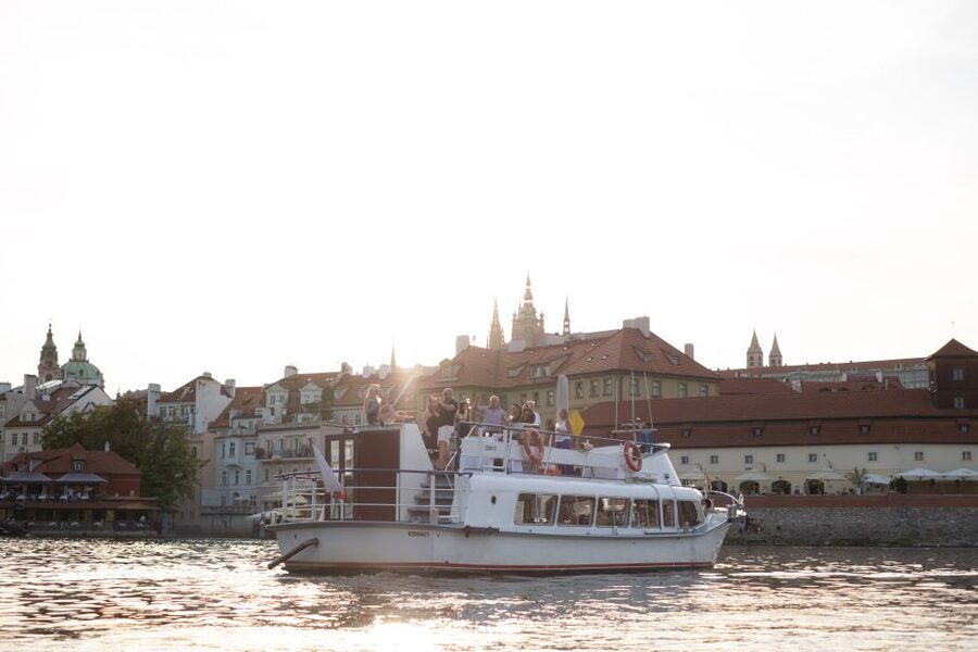 Prague: Vltava River Private Boat Party with Drinks - Under Charles Bridge and past the Lesser Town