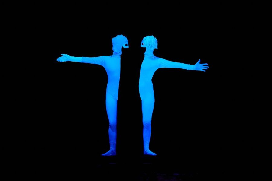 Prague: WOW Show Black Light Theater - The audience is part of the production