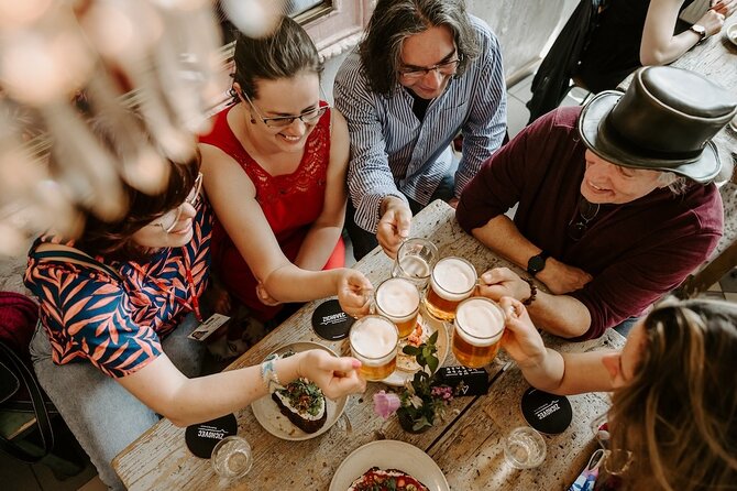 PRIVATE 4 Hour Tour: Czech Beers & Tapas in Prague's Local Areas - Leaving Wenceslas Square for a local beer evening
