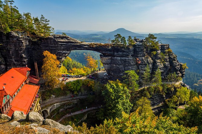 Private Custom Full day tour - Top Highlights of Bohemian & Saxon Switzerland - Walking through Bohemian Switzerland to Pravcicka Gate