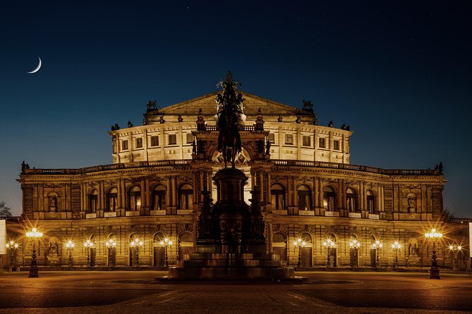 Private Dresden day trip from Prague by Mercedes van - The Fürstenzug, a royal family in porcelain