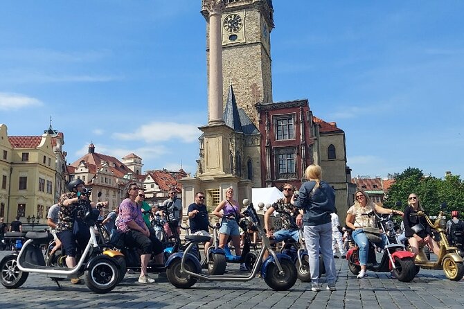 Private live-guided E-Scooter TOURS around Prague - Views from Petrin and Hradcany