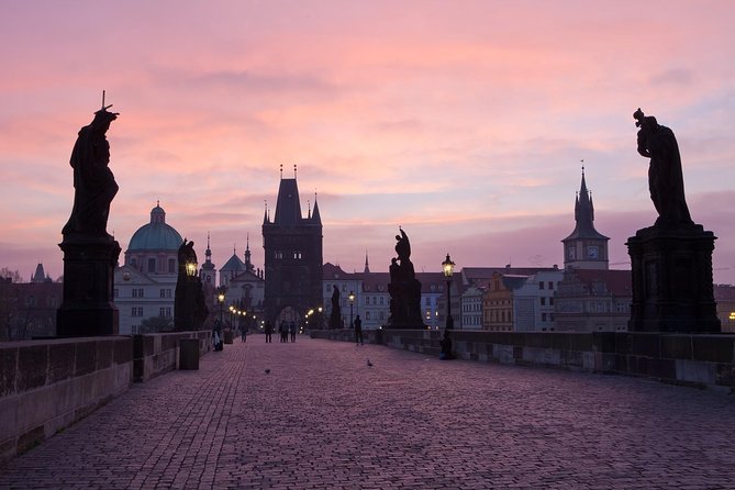 Private & Personalized Prague Night Tour with a Local Guide - Charles Bridge under evening lights