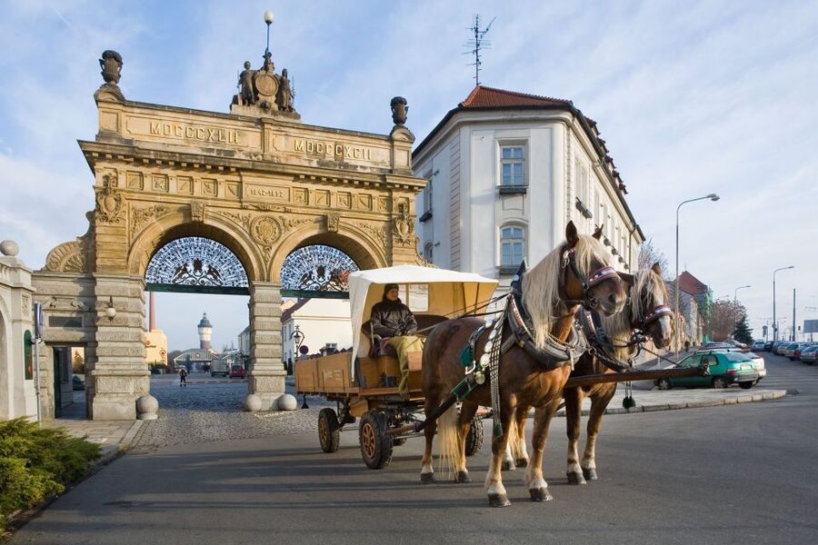 Private Pilsen & Pilsner Urquell Brewery Tour Prague - Walking through Pilsen’s historic center