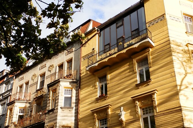 Private Prague Art Nouveau and Cubism Walking Tour - Na Příkopě and the Cubist lamppost show design in public space
