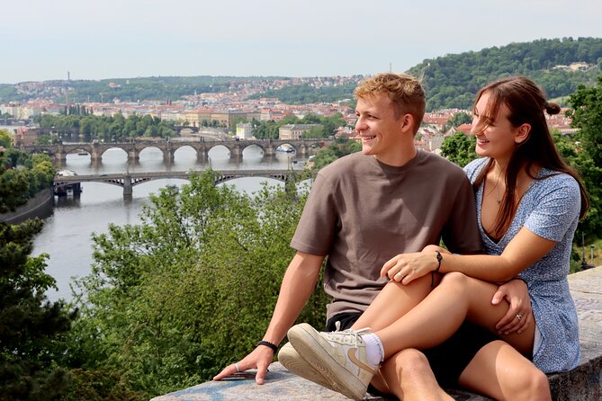 Private Prague Photoshoot for Individuals, Couples and Families - Reaching Prague Castle without paying an entry fee