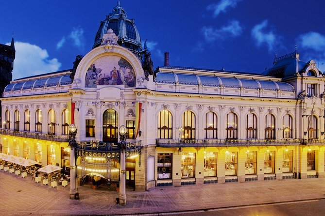 Private Sightseeing in Prague By Night - Wenceslas Square and the Municipal House