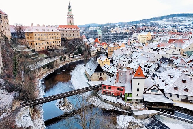 Private transfer in a Sanitized Car Prague to Vienna with 2h stop Cesky Krumlov - Leaving Prague in a private car