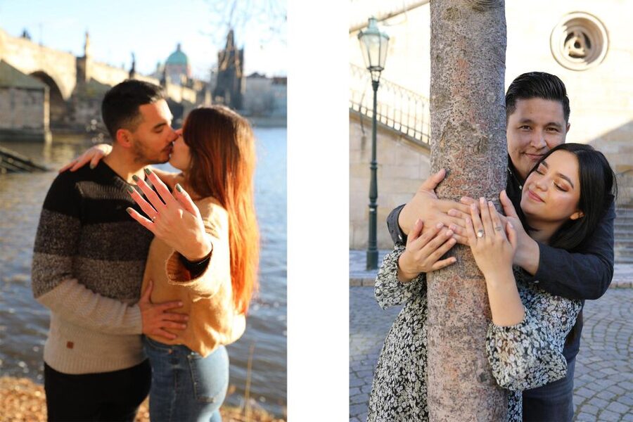 Professional photoshoot at Charles Bridge & Kampa island - Kampa Island adds a different mood