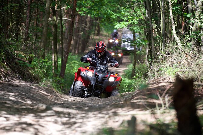 Quad ride adventure Prague - Learning to handle the Can Am Outlander 650XT