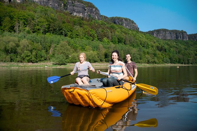Rafting from Děčín to Bad Schandau and back on bikes - The Bad Schandau handover