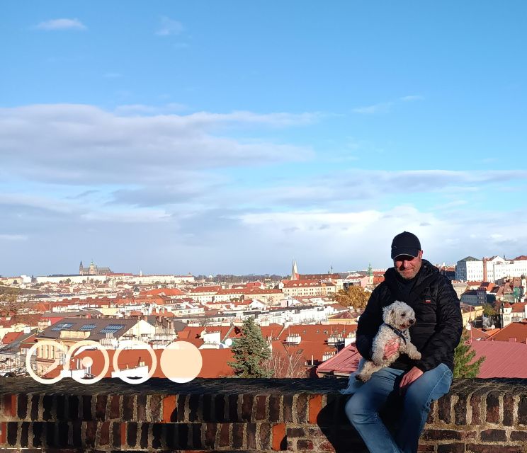 Real life in Prague - Easy Walk from Vysehrad to Vyton - Walking with Bison, the little white dog