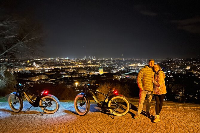 Retro Style E-Bike Night Tour in Prague - Live Guided - Prague Castle and Strahov Monastery