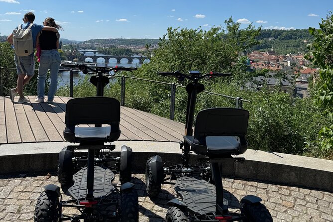 Scooter tours to Prague Castle and views. - Prague Castle from the castle square