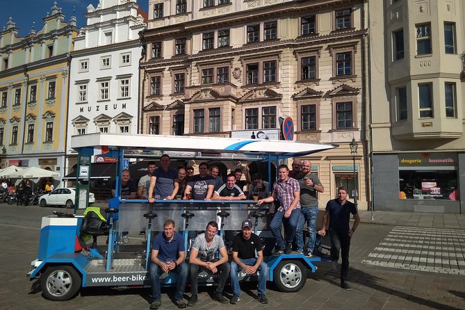 Sightseeing Tour in the Czech Republic: Beer Bike in Pilsen - The DEPO2015 afterparty finish