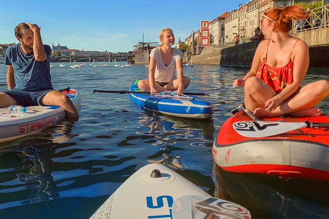 Stand-Up Paddleboarding on the Vltava River in Prague - Stories, races, and a more social pace