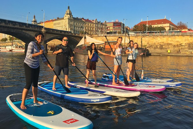 Stand-Up Paddleboarding on the Vltava River in Prague - What the $59.13 price includes