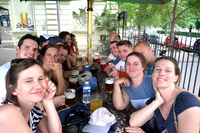 Sunny Beer garden tour - The Academy of Fine Arts adds a student feel