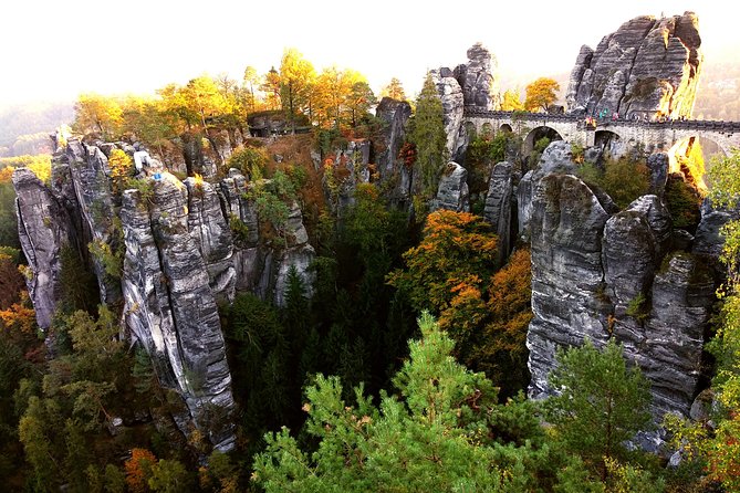 Terezin & Bohemian Switzerland from Prague: Bastei, Narnia & Café - Bastei Bridge and the German side of the park