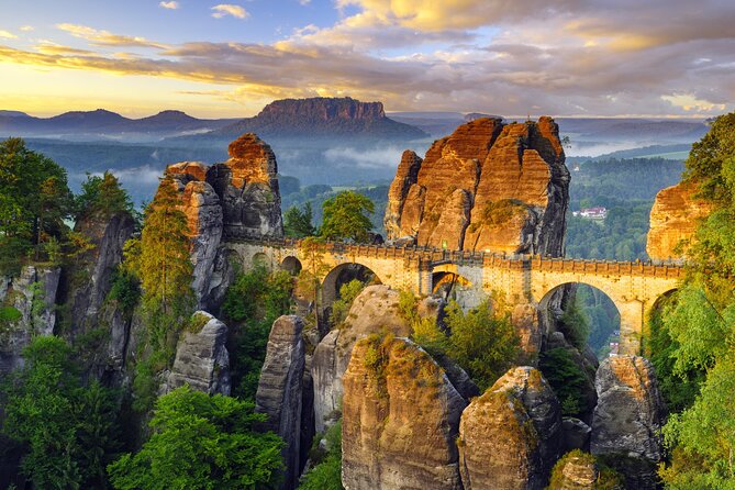Terezin Camp & Bohemian Switzerland with Tisa&Bastei From Prague - Tisa Cliffs: sandstone, forest, and a little Narnia