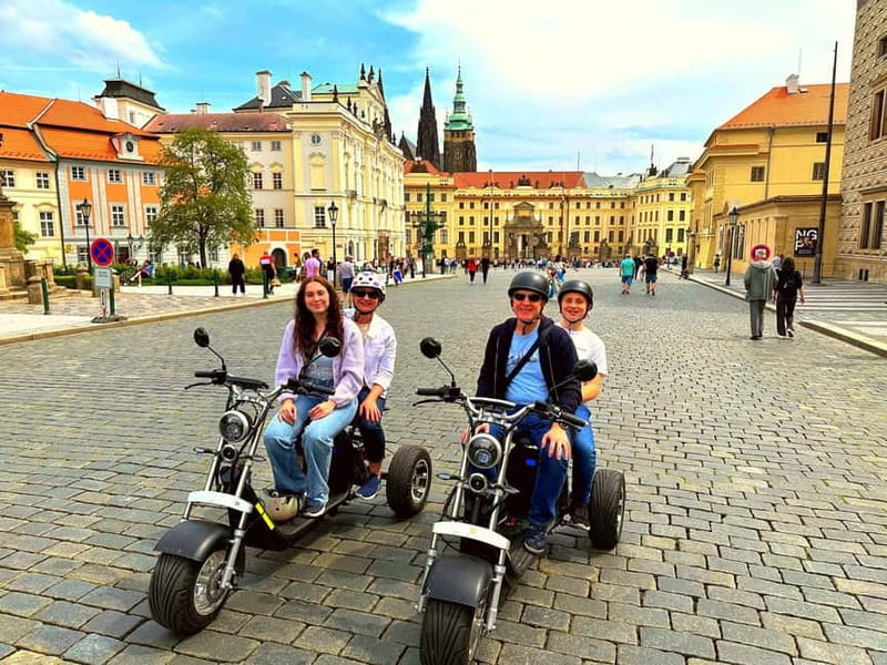 The best Trike Bike Prague city tour - Starting beside the Japanese Embassy