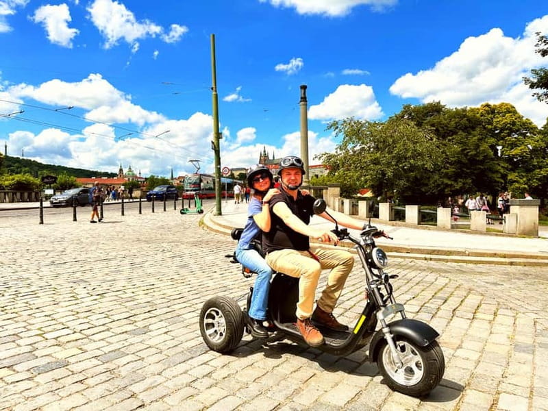 The best Trike Bike Prague city tour - Little Venice and the Kafka Museum