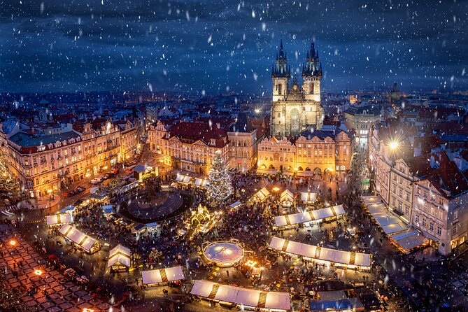 Tour 3 Magical Prague Markets with Locals, Christmas Goodies incl - Old Town Square brings the postcard Prague moment