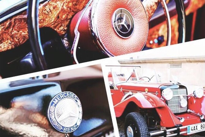 Vintage Cars Prague - Grand City Tour 150min / 1-6 pers. 2,5hrs - Italian-style church, cultural venues, and Prague’s golden roof