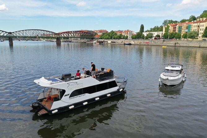 VIP Prague YachtBoat ONE Experience: All-You-Can-Drink - Bring your own food and use the gas grill